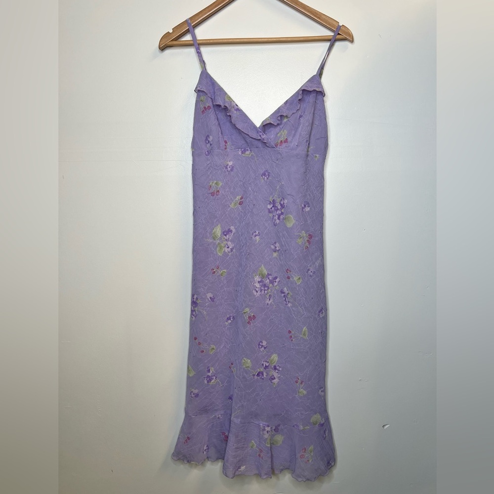 Jonathan Martin Vintage Floral Lavender Dress, 7